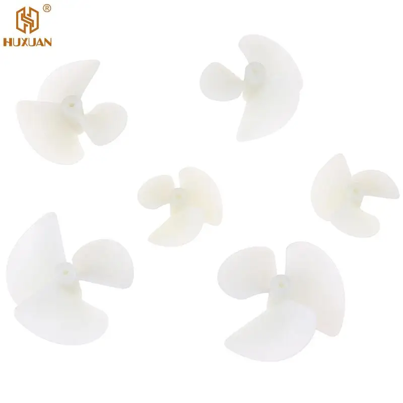 1Pair DIY 28mm 36mm 42mm Model Ship Power Boat Threeleaf Propeller for 2MM OD Motor Shaft