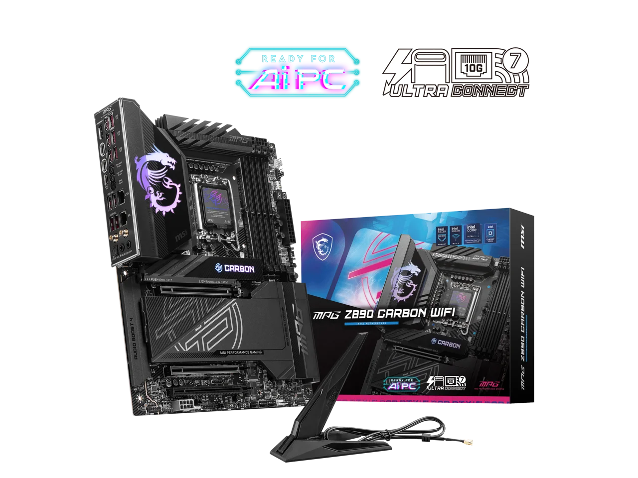 Z890 Wi-Fi 7 Motherboard - Carte mère MSI MPG Z890 CARBON
