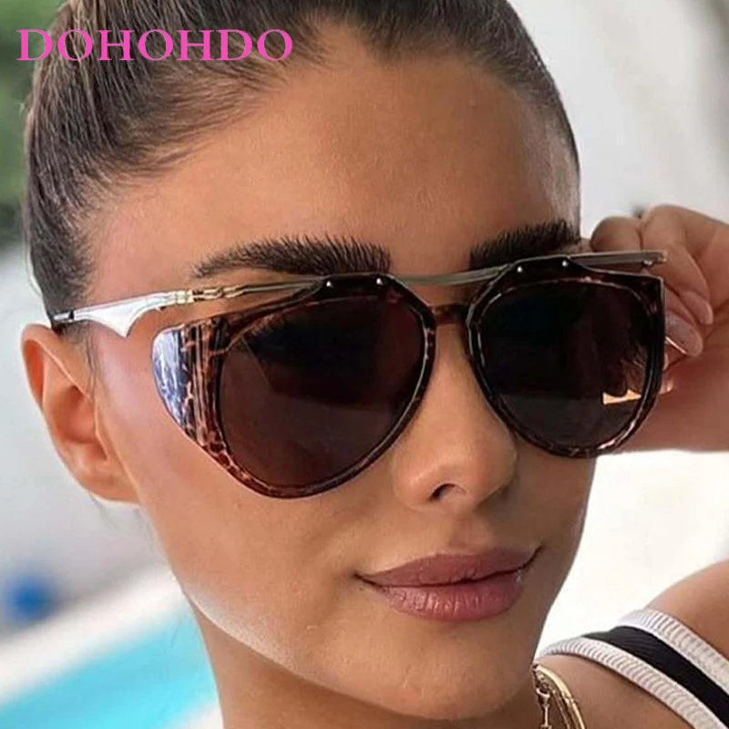 

Y2K Steampunk Sunglasses Women 2025 Luxury Brand Irregular Oversized Men Sun Glasses For Ladies Metal Frame Eyewear Shades UV400