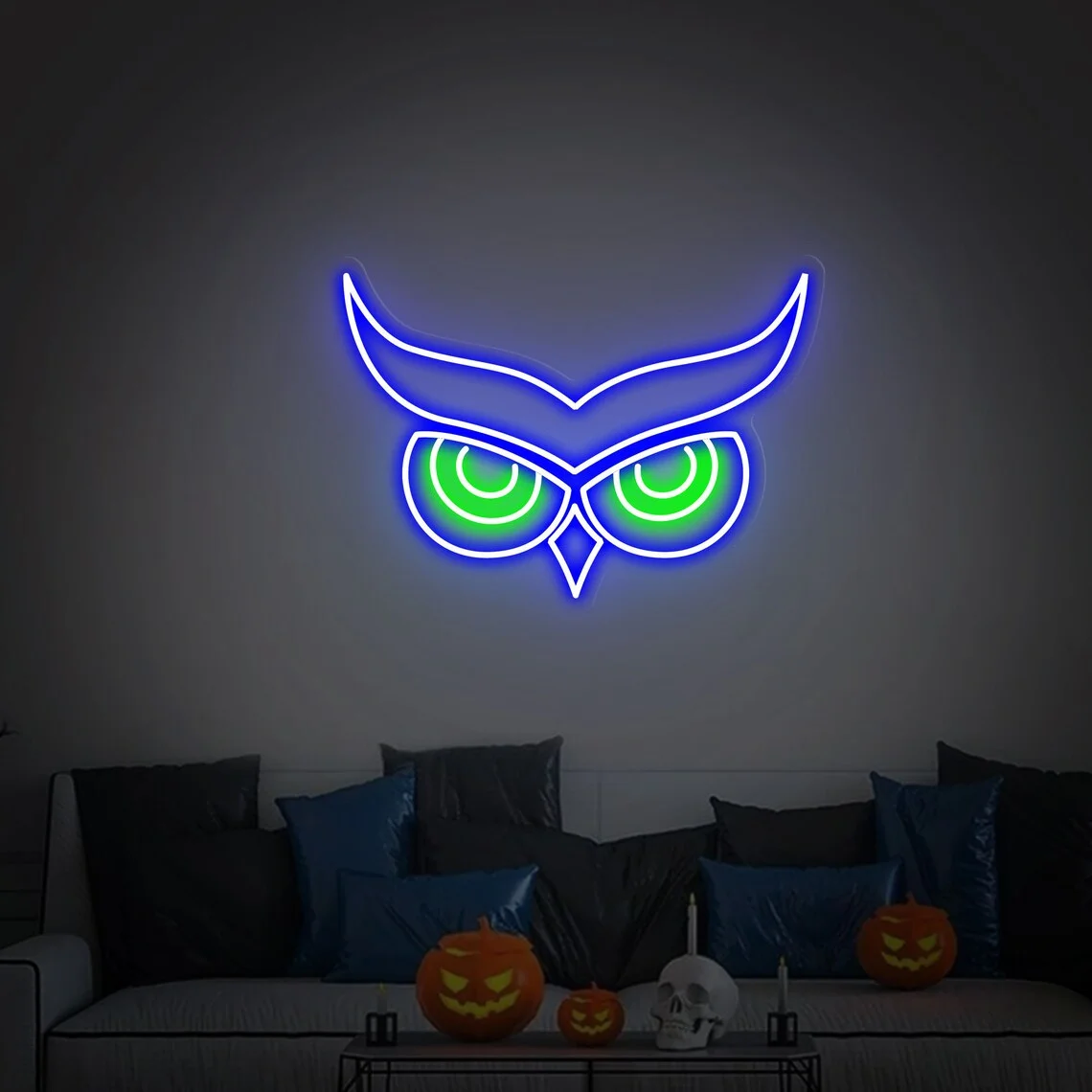 Owl Anime Neon Sign Animal Wall Art Decor Personalized Gifts Cool Light Up Bedroom  Game room Bar Shop Club Decor