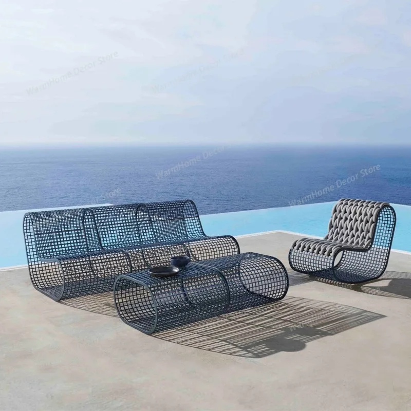 

Minimalist Style Garden Chairs Leisure Rattan Modern Comfortable Garden Chairs Leisure Courtyard Furniture Gartenstuhl Lshyy