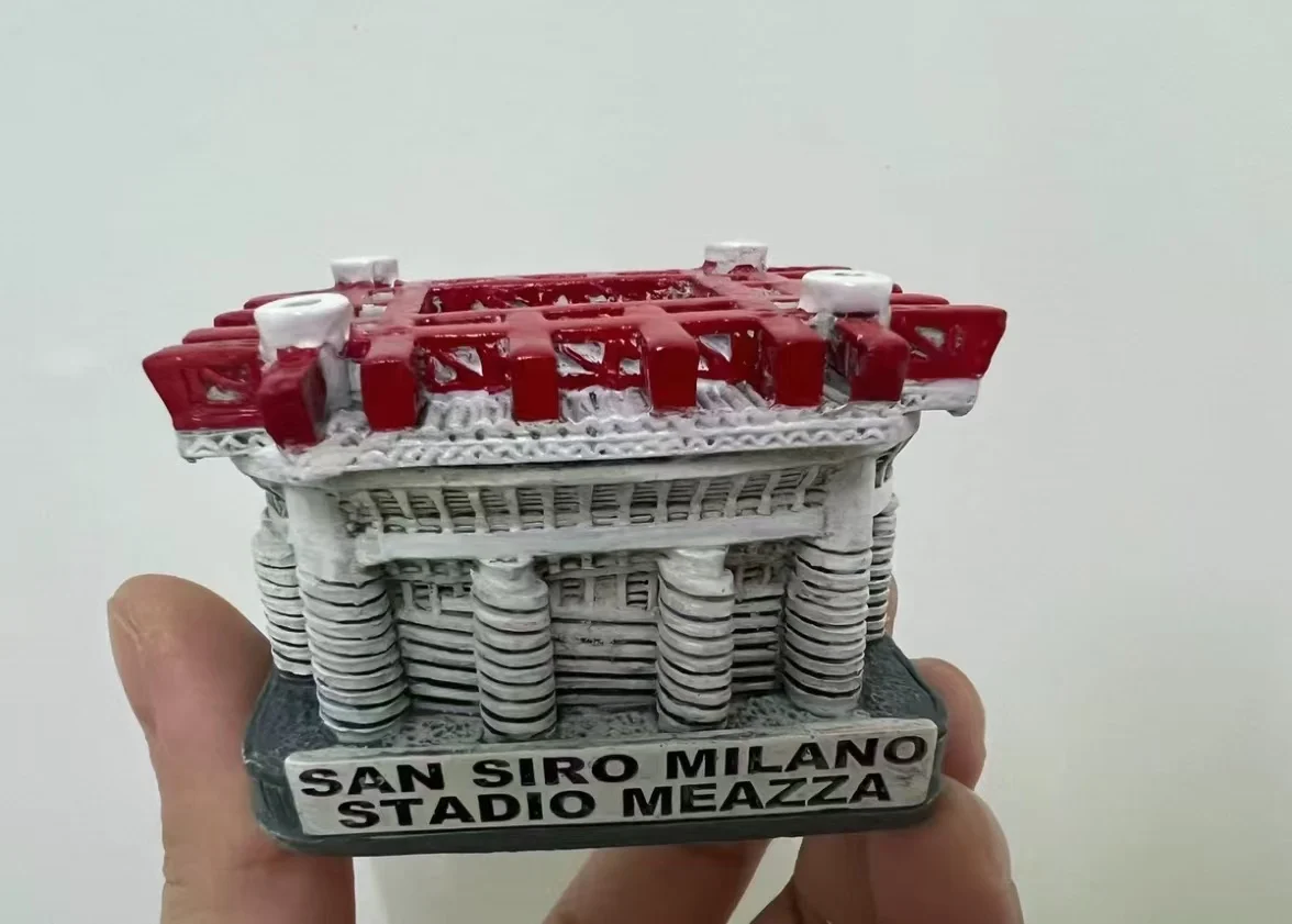 Resin figure mental psychological  therapy building san siro milano stadio meazza italy