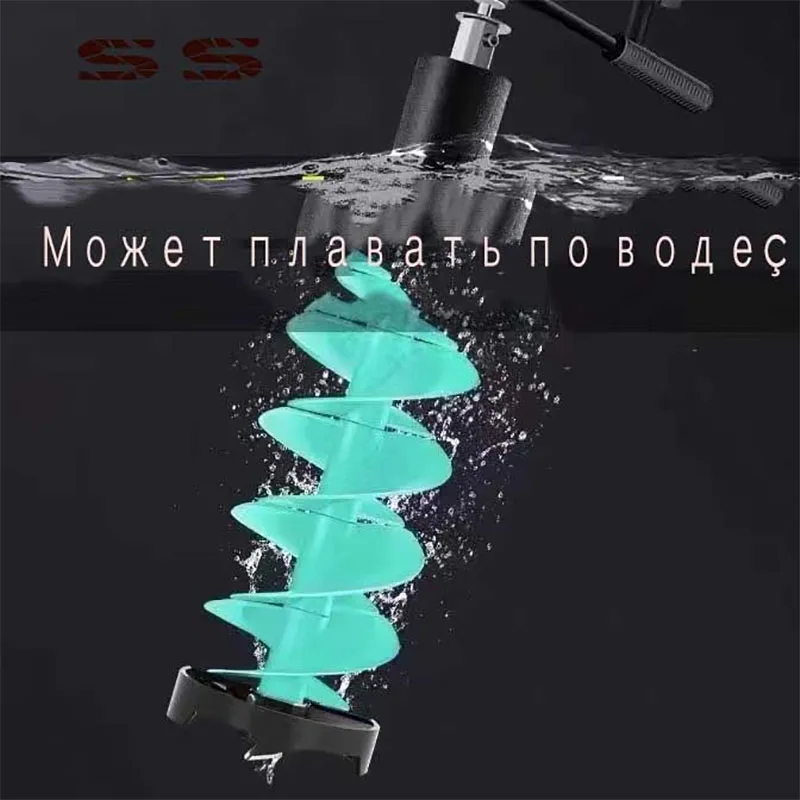 Electric Ice Auger Nylon Corless Ice Auger for Fishing Electric Nylon Corless with Positioning Drill for Enthusiasts