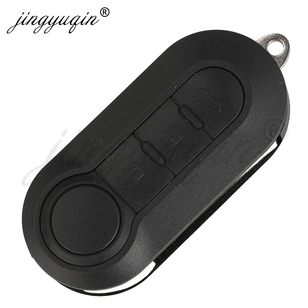 jingyuqin 4A 433MHz A2C86460000 Flip Car Remote Key For Fiat Mobi Uno Fiorino E Mais Strada with Original Chip Fob Control