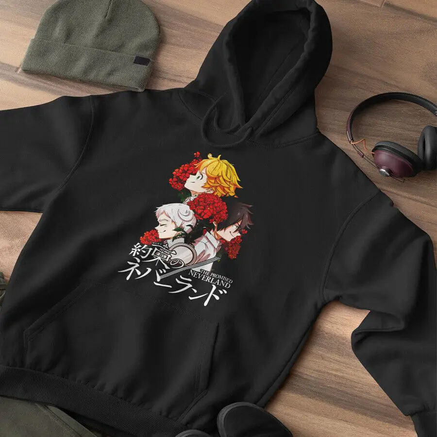 The Promised Neverland Hoodie, Emma, Ray, Norman, Yakusoku no Neverland, Unisex