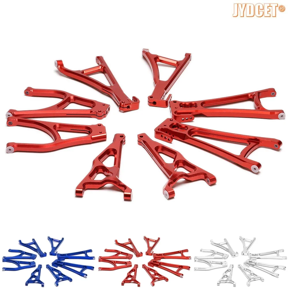 

#8631 #8632 #8633 #8634 Aluminum Front & Rear Suspension Arms Set for RC TRAXXAS 1/10 E-Revo® VXL Brushless 86086-4