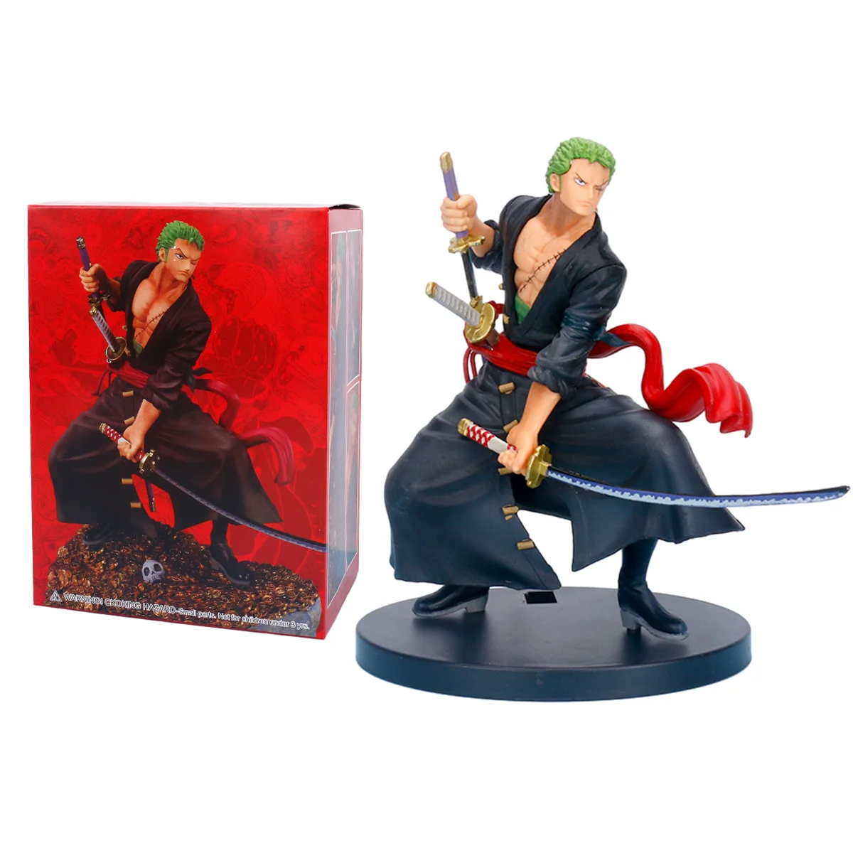 Figura de Ação One Piece Roronoa Zoro, Art King, Modelo Anime Sauron, Coleção Toy Gift, 18cm