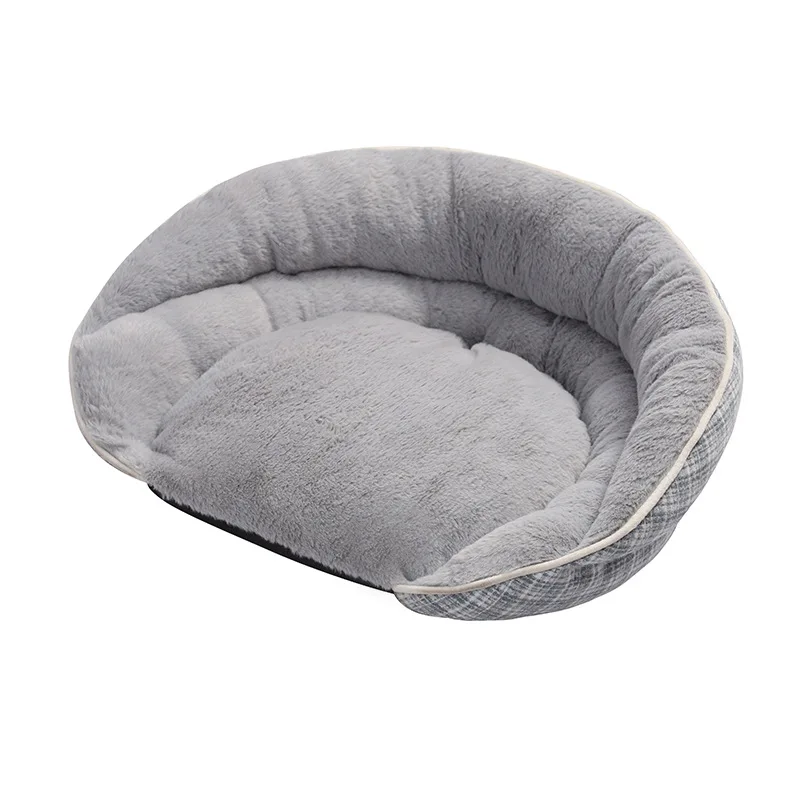 

Kennel Four Seasons Available Pet Bed Warm Dog Pet Sofa Medium-Sized Pet Bed Semi-Enclosed Comfortable Cat Kennel Pet Supplies