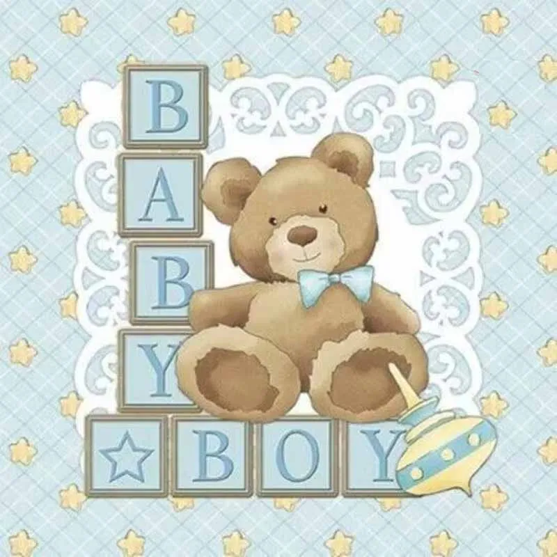 Baby Boy Girl Bear Figure Metal Cutting Dies For DIY Scrapbooking Photo Album Craft Decorat Paper Template Handcraft Gift Card