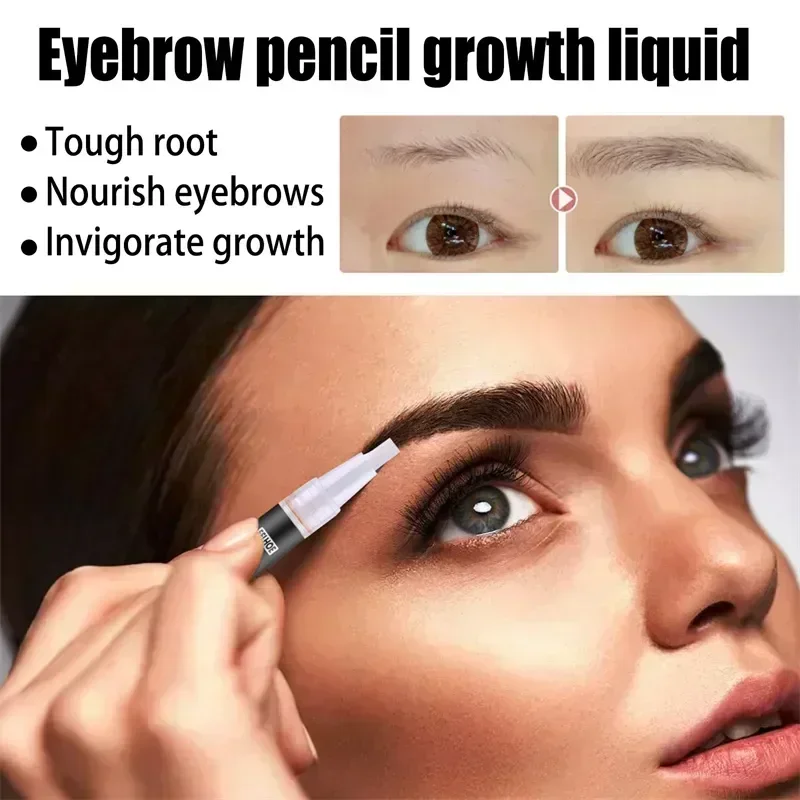 Hot sales Fast Eyebrow Growth Serum Pen Lashes Enhancer Prevent Eyelash Loss Thicker Fuller Longer Products Nourish Eye Care Mak