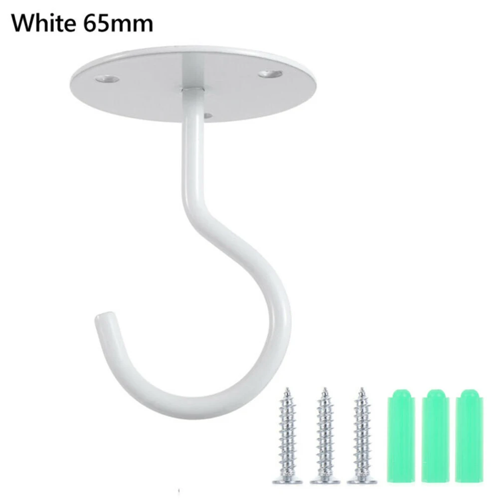 ยี่ห้อใหม่ 7 ชิ้น/เซ็ต Garden Home ตะขอแขวนแขวน Wall Mount ตะกร้าตะขอยึดเพดาน Hooks สวนแขวน