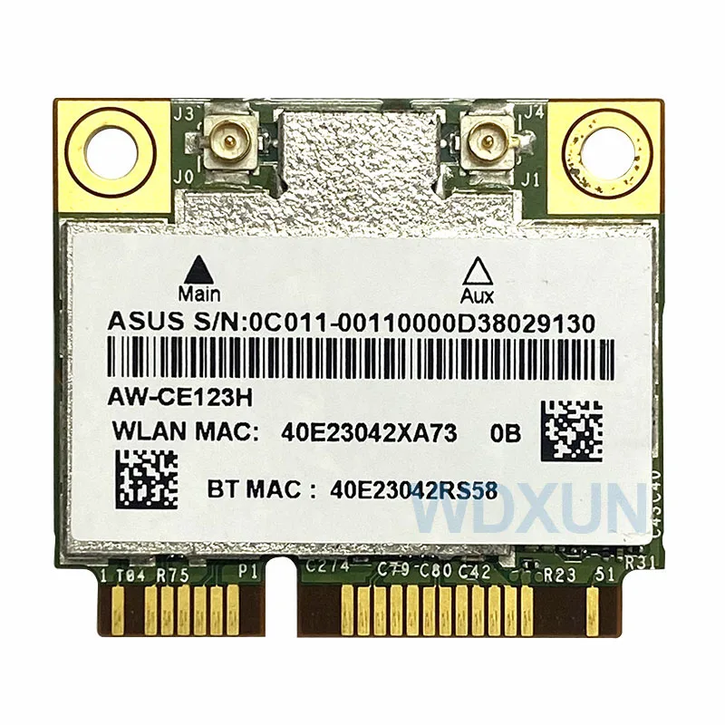 AzureWave AW-CE123H BCM4352 BCM94352HMB نصف البسيطة بكيي PCI-اكسبرس 802.11AC 867 150mbps اللاسلكي WIFI WLAN بلوتوث بطاقة