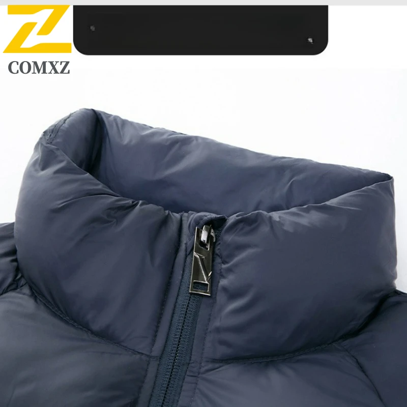 Giacca invernale leggera e calda da uomo 2025 marchio di lusso addensato antivento Parka da uomo coreano neve cappotto imbottito in cotone molto freddo