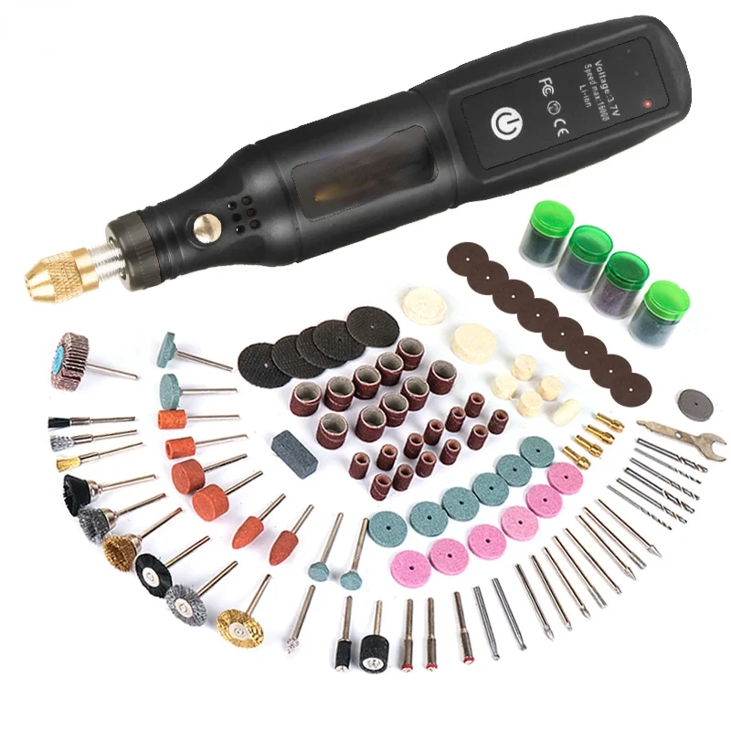 أداة نقش USB أداة دريمل مثقاب لاسلكي أداة دوارة مثقاب كهربائي صغير لاسلكي آلة تلميع قابلة لإعادة الشحن