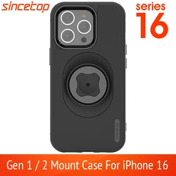Shockproof Case for iPhone 17/16/15/14Plus/13/12/11 Pro/Xs Max/XR Quick Mount Case with Adapter for sincetop series C All Mount