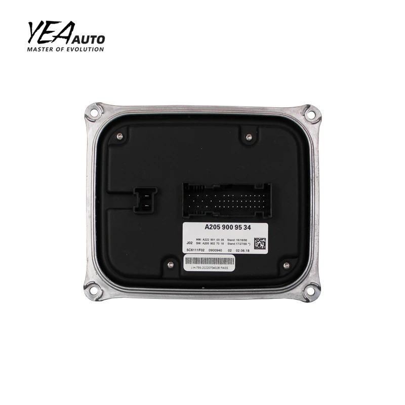 メルセデスベンツCクラスSクラスW205 W222 2015年式以降用OEM A2059009534 LED HIDヘッドライトバラスト、LEDヘッドライトモジュールコントロールユニット