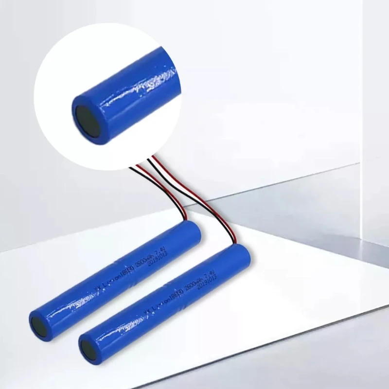 High Capacity 7.4V 18650 Battery Pack 2000mAh/2600mAh/3200mAh Batteries for Car LED Light & Gadgets