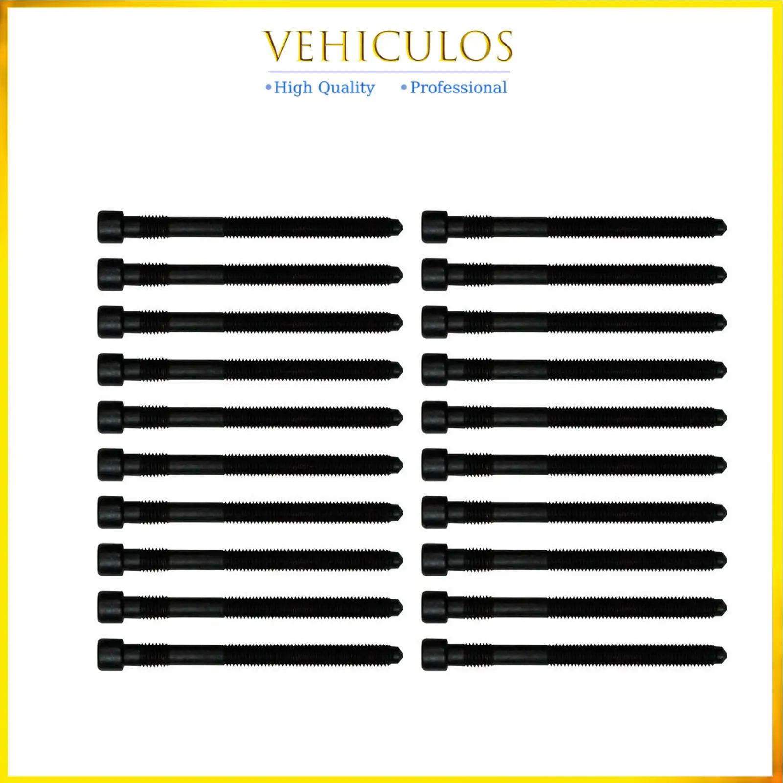 

20pcs Head Bolt Kit Fits 2000-2009 Audi Volkswagen A6 Quattro 4.2L V8 DOHC QUATTRO V6 DOHC TOUAREG High Quality Car Accessories