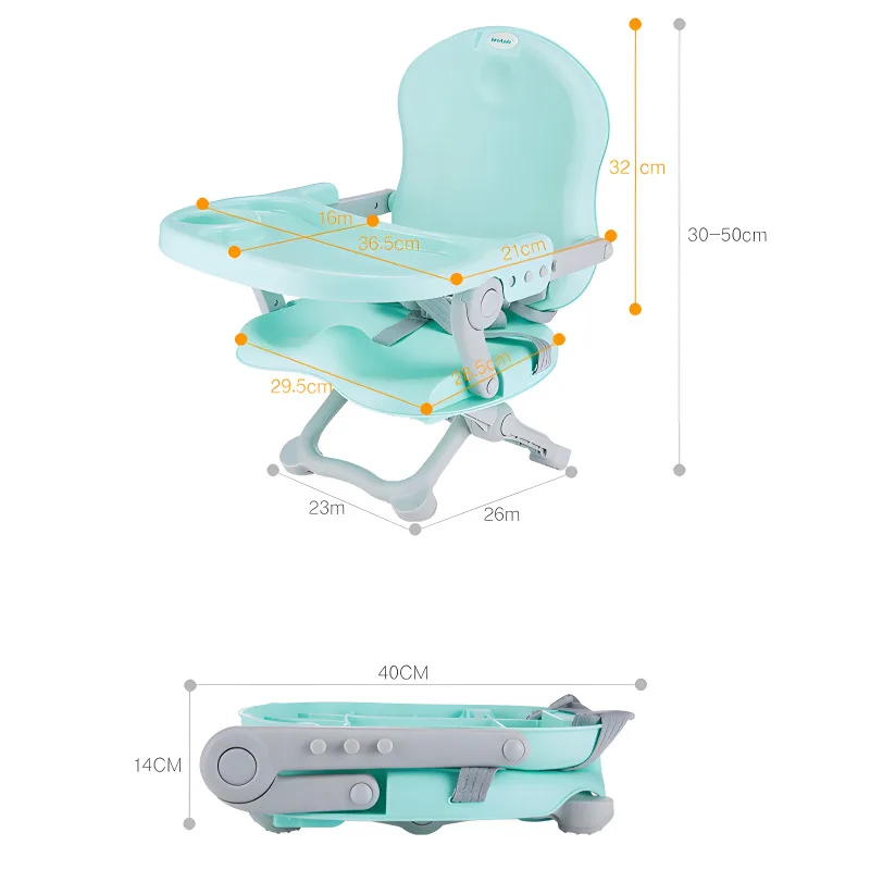 Baby Dining Chair, Children's Multifunctional Foldable Dining Chair, Convenient Baby Eating Dining Chair, Baby Recliner