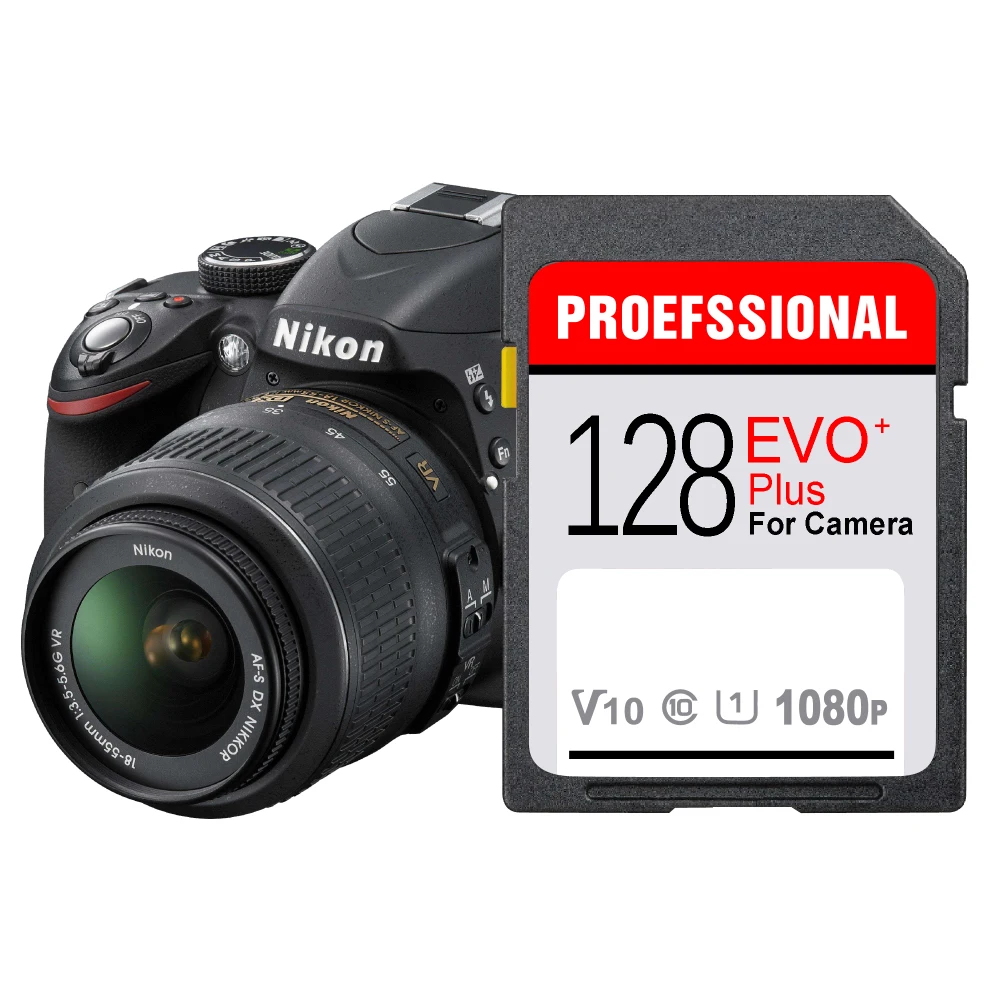 Tarjeta de memoria Flash para cámara SD, Clase 10, 128GB, 256GB, 512GB, 32GB, 64GB, U1, slr, U3, UHS-I, 16GB