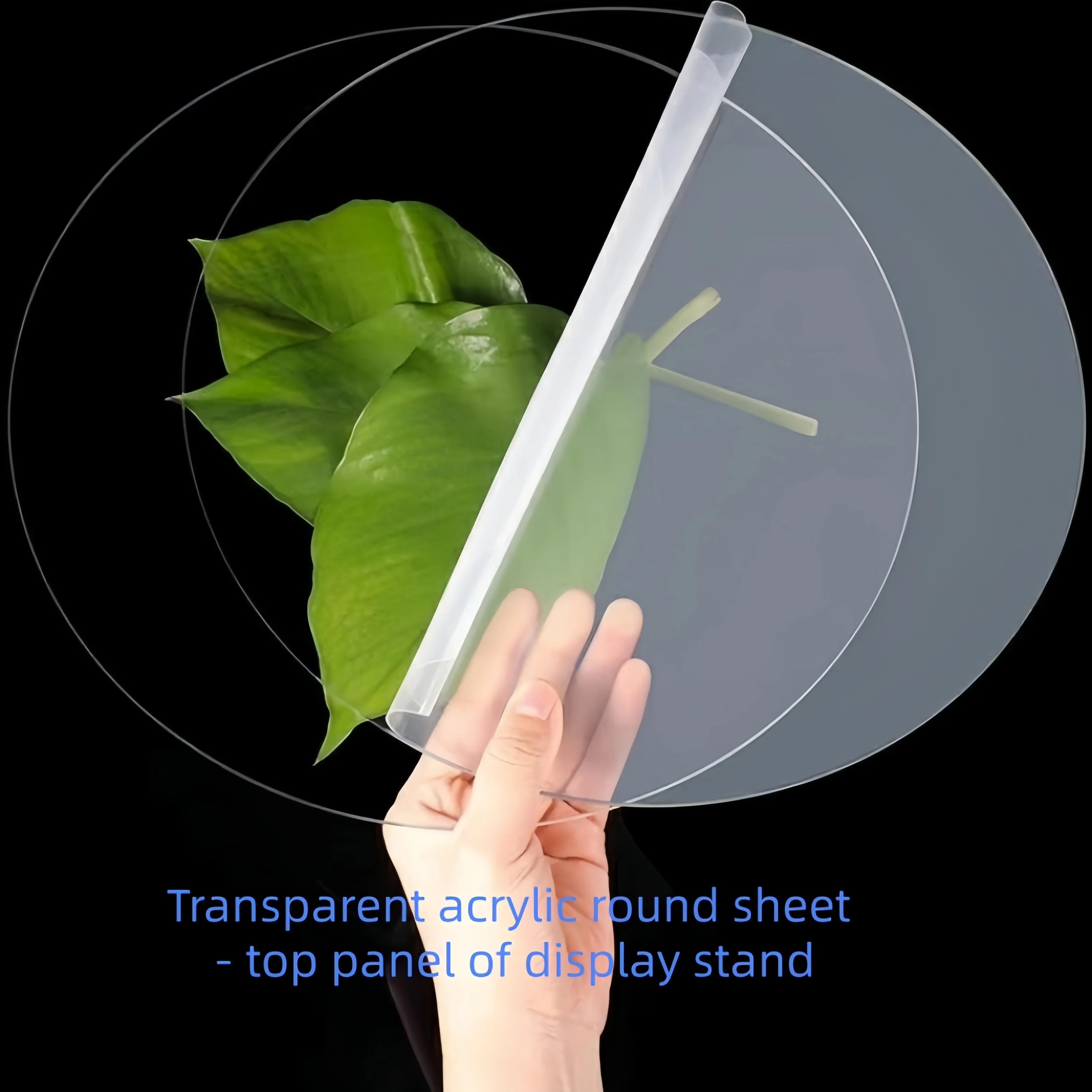 Clear Round Acrylic Disc 2/3/5mm 5/10/20Pcs Bulk Pack Laser Cuttable Blanks for Wedding Decor DIY Keychain Small Workshop Supply