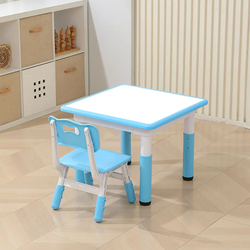 *Children's Table Chair Set for Early Education Kindergarten Baby Learning Desk Fireproof Board Home