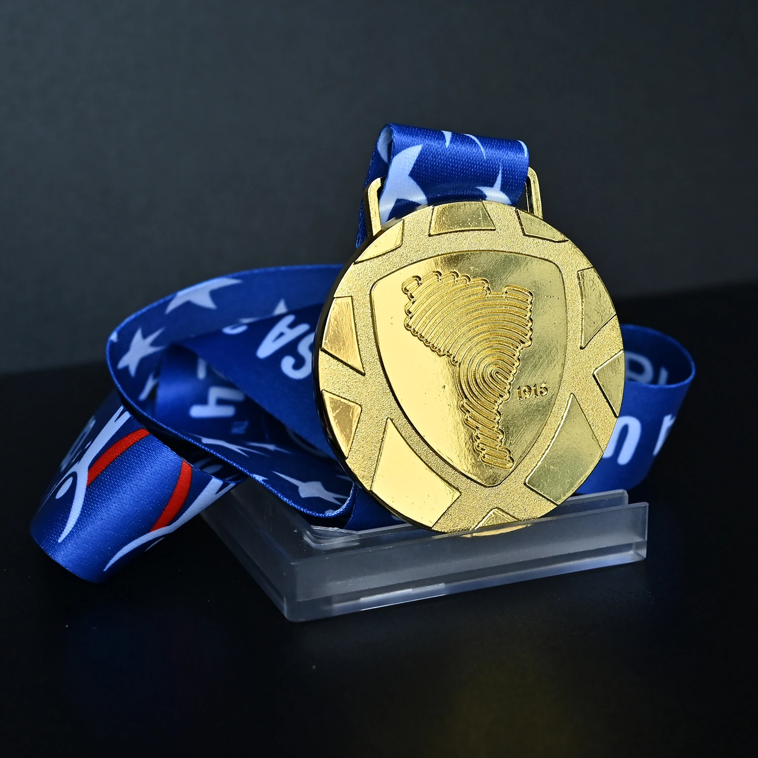 2024 South America Continental Championship Medal, Football Fan Souvenirs Collection with Ribbon
