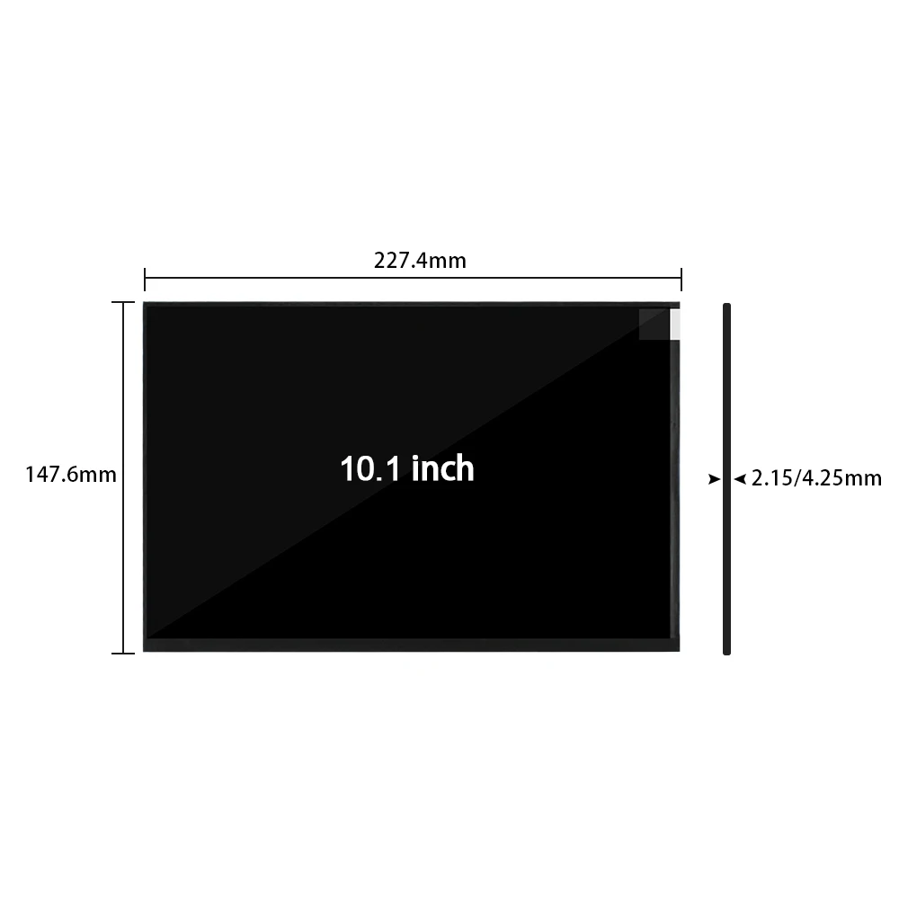 10.1 inch 1280(RGB)*800  lcd panels maithoga 262K 40PIN TFT WXGA Laptop LCD Screen HSD101PWW1-G10