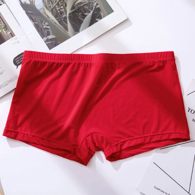 Bóxer de cintura baja para hombre, calzoncillos sexis y seductor, transpirables, secado rápido