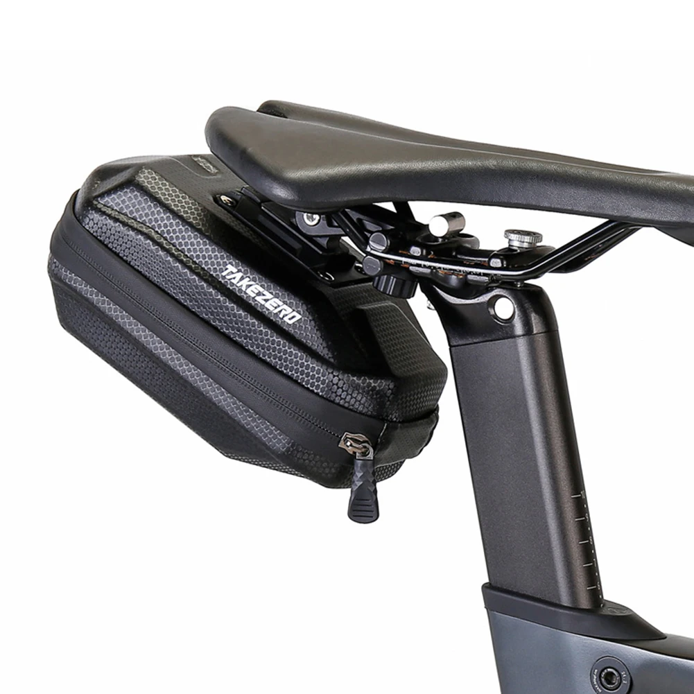 0.8L Bicycle Saddle Bag Quick Release MTB Road Bike Saddlebag Mountain Bike Saddle Storage Bag for Outdoor Cycling