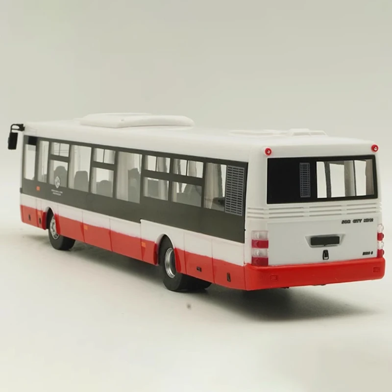 Diecast 1:43 Scale Autobus SOR NB12 MHD Praha Alloy Bus Simulation Model Static Decoration Souvenir Gifts For Adult Boy