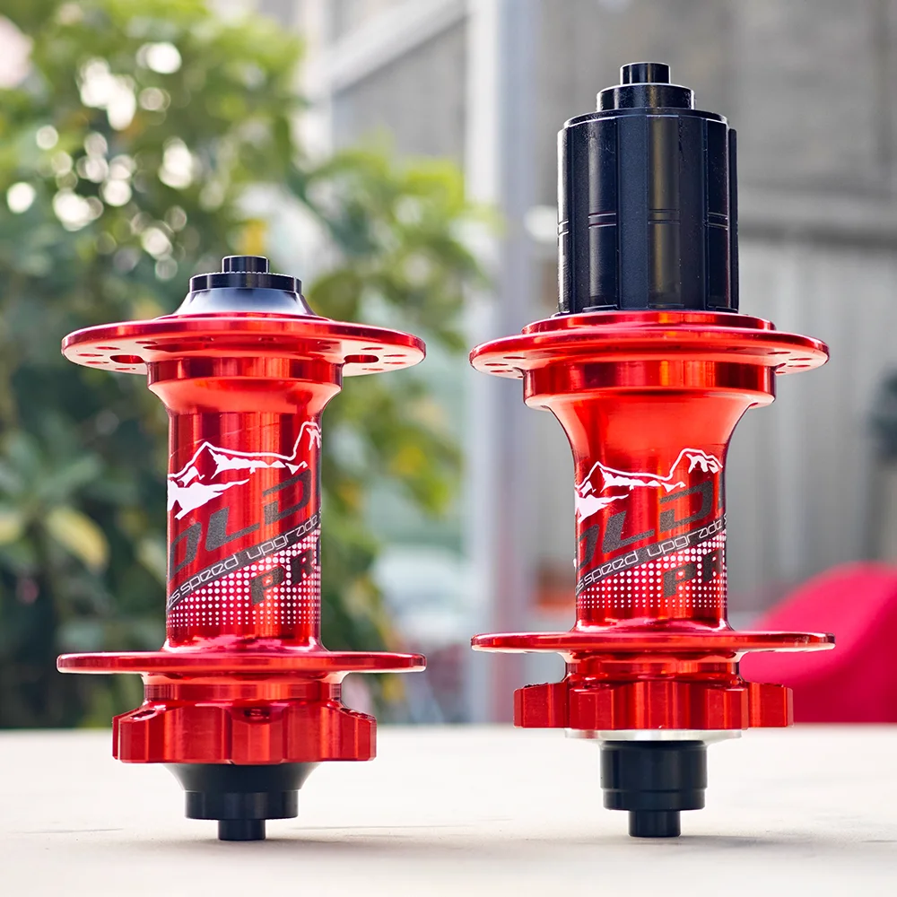 GOLDIX QR 100*9 135*10, Aluminum Bicycle Wheel Hub, 32 Holes, 120 clicks, 4 Bearings, Mountain Bike Disc Brake Wheel HG 8-12S image 2