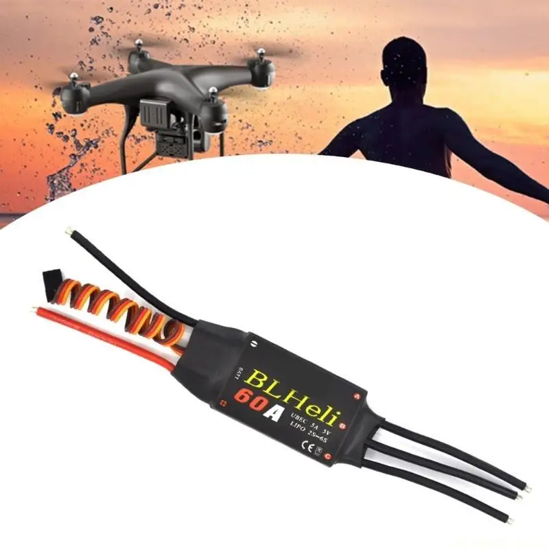 

E56B Brushless Electronic Speed Controller For BLHeliSeries 20A/30A/40A/50A/60A/80A for Remote Control Car Ship Propeller