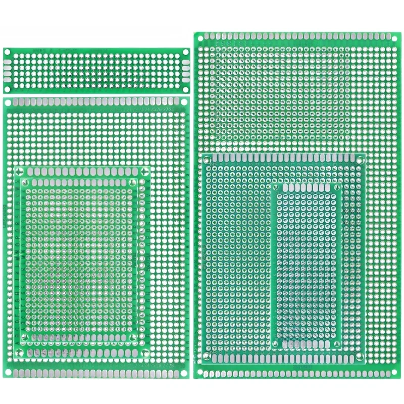 Prototipo de circuito impreso Universal para Arduino, placa PCB de doble cara, 2x8cm, 7x9, 6x8, 5x7, 4x6, 3x7, Diy, 4x6, 6x8, 5x7 3x7cm