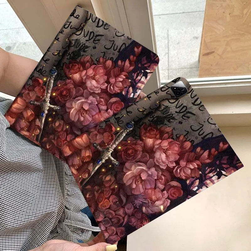 

Cartoon Couple Tree Heart Tablet Case For Xiaomi Redmi Mini Pad SE K 2 4 5 6 7 8 2023 2025 11 8.8 11.2 10.1 Pro Gift