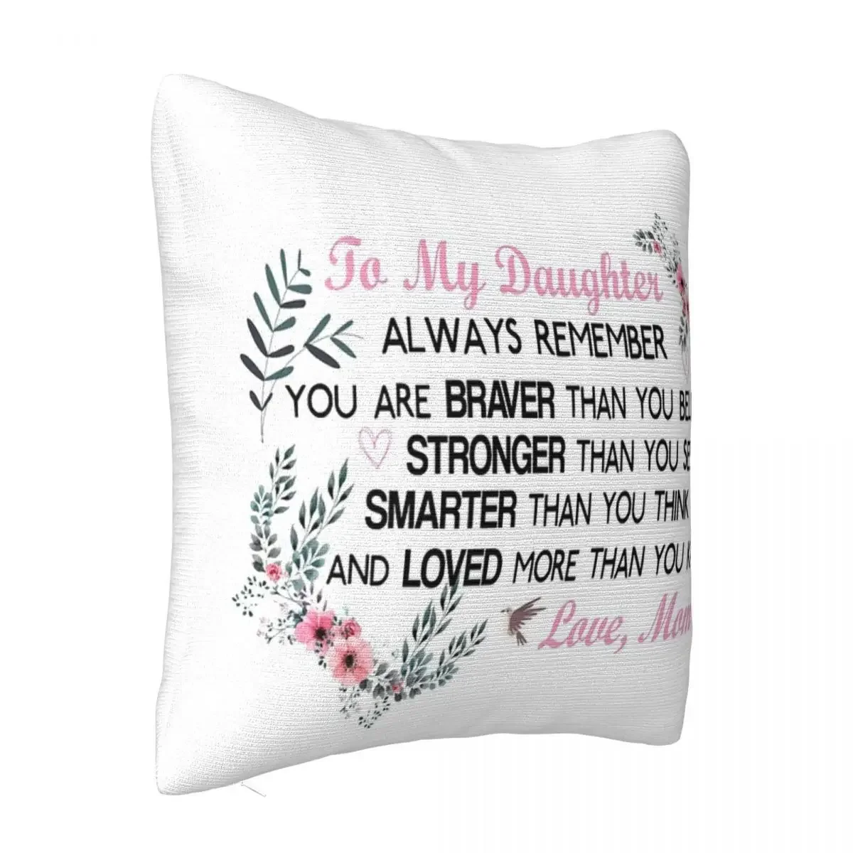 Gifts For Daughter From Mom Daughters Cushions Home Decor Items 45X45 Cushions Cover Pillow Case Pillow Cover