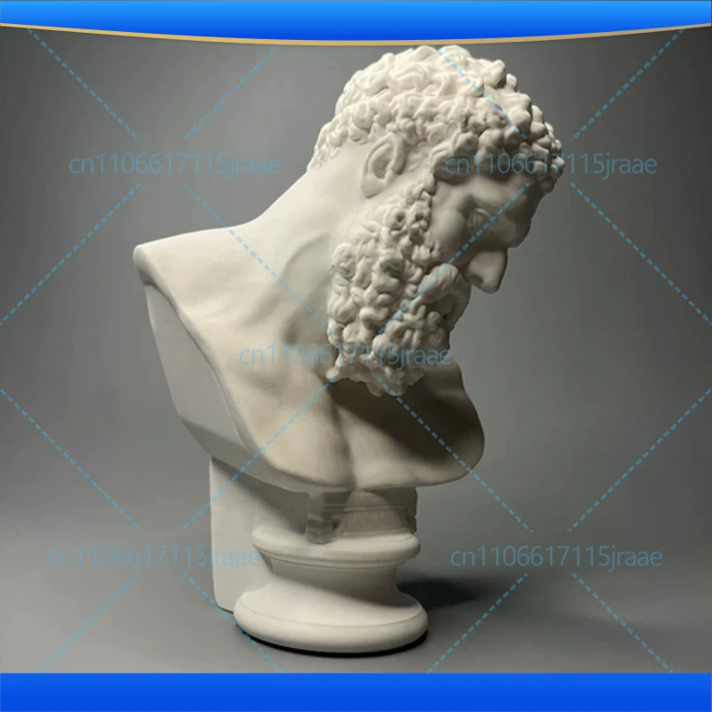Roman Mythology Hercules Plaster Statue Desk Decoration Ornaments Characters Sculpture Sketching Practice Coloring Teaching Tool