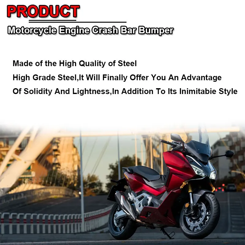 NSS750 Motorcycle Highway Engine Guard Crash Bar Fit For HONDA FORZA750 FORZA 750 2021-2024 Fairing Bumper Frame Protector Bars