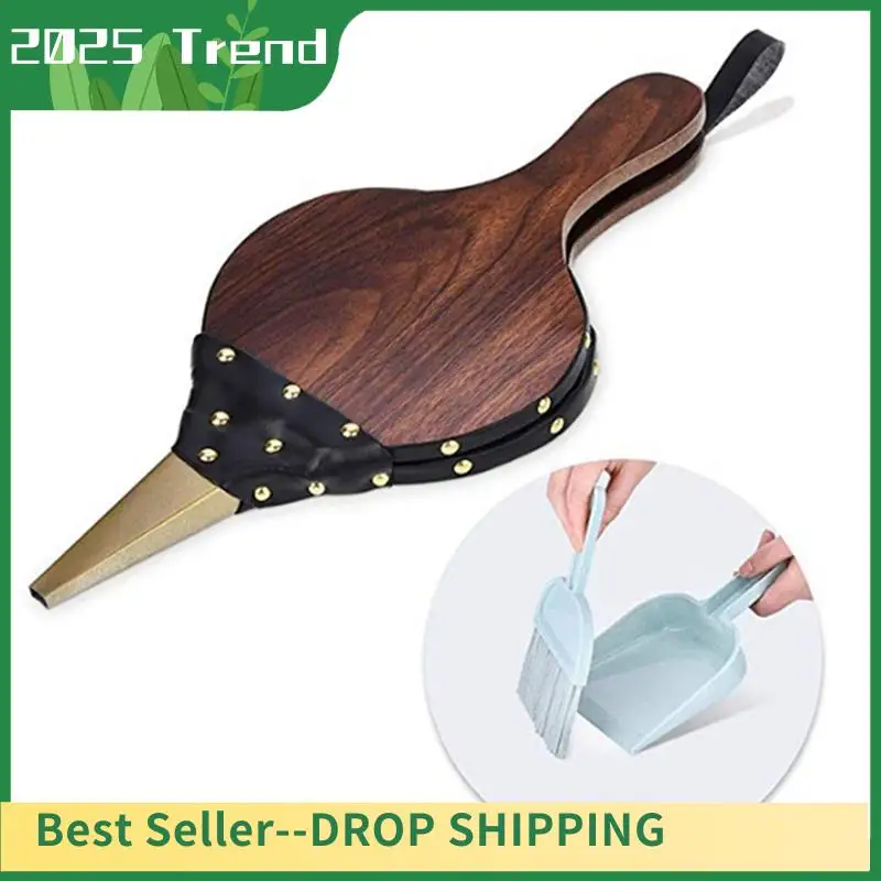 

AD33 HOT Каминный сильфон Древянный воздуходувка для костра, барбекю, дровяной печи, кемпинга, премиум-качества, коричневый