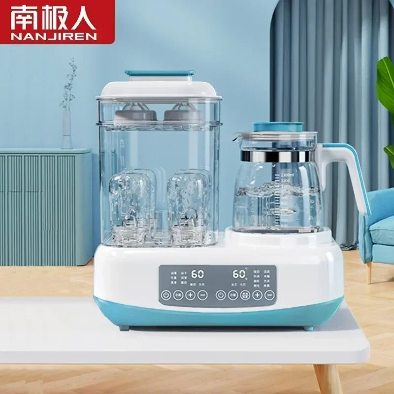 Baby Bottle Sterilizer with Drying Two-in-one Warm Milk Heater Constant Temperature Kettle Feeding Milk Mixer Electric Cooker