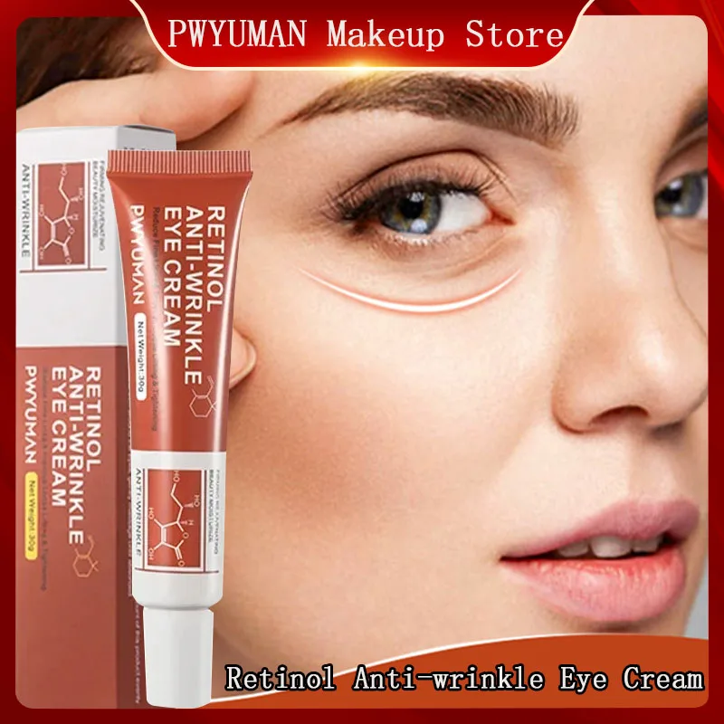 Retinol Anti-wrinkle Eye Cream Remove Eye Bags Dark Circles Fade Fine Lines Anti-Aging Puffiness Lift Firming Brighten Eye Care