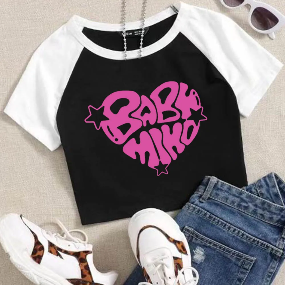 Young Miko T-shirt Young Miko Fan Shirt Baby Miko Merch Women Girls Fashion Short Crop Tops