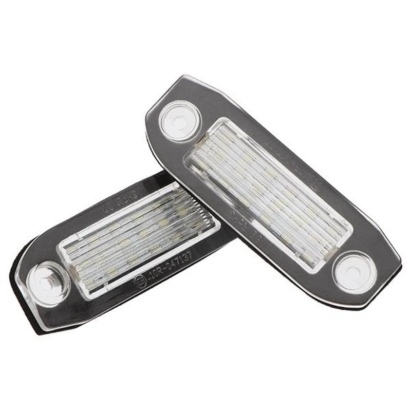 

2PCS Car LED License Plate Light Super Bright Canbus for Volvo S80 XC90 S40 V60 XC60 S60 C70 V50 XC70 V70 White