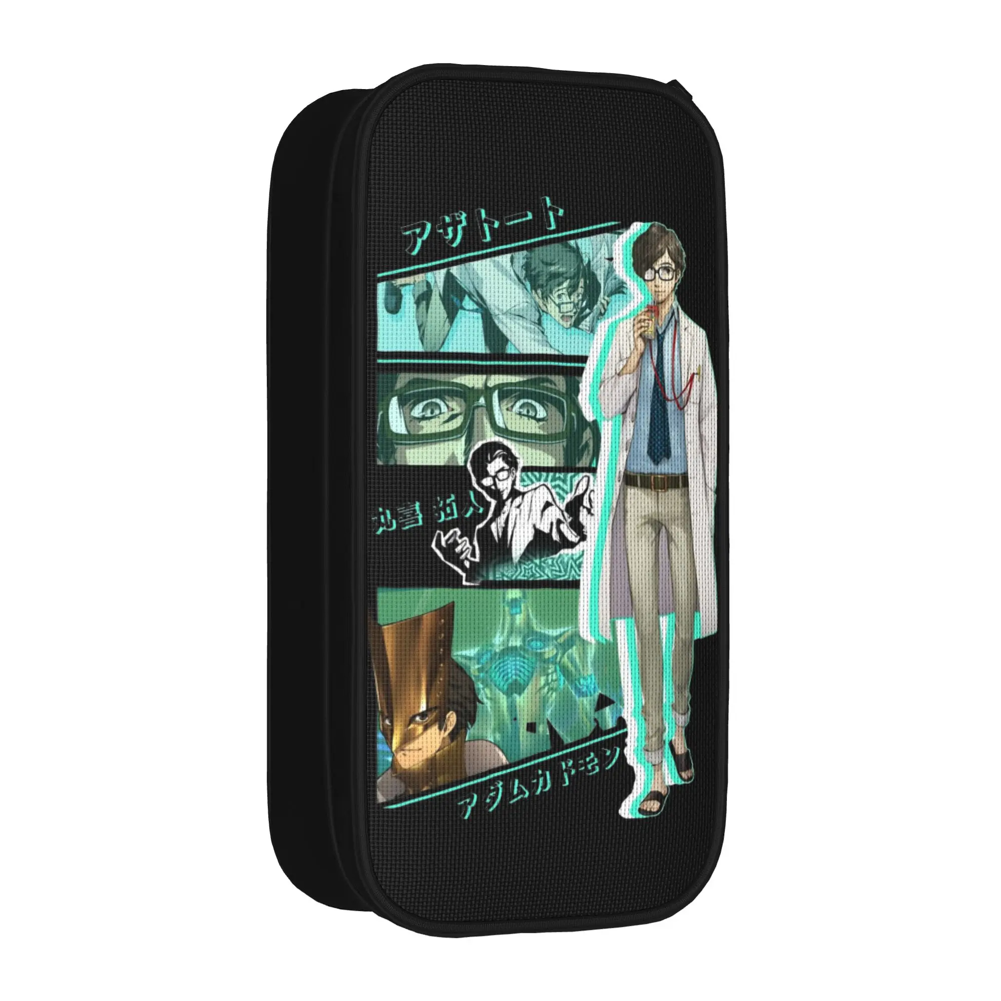 P-Personas akuto Maruki Graphic Pencil Cases Fashion   Pen Holder Bags Girl Boy Large Storage Students School Zipper Pencilcases