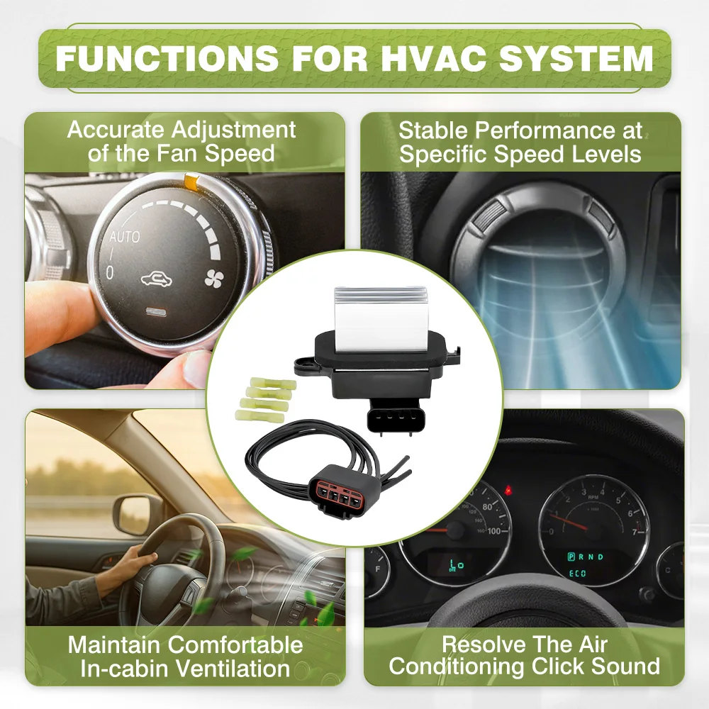 

HVAC Heater Blower Motor Resistor For Infiniti QX56 QX80 Nissan Armada Frontier Quest Titan Equator 27151-5Z000, 27151-ZM70A