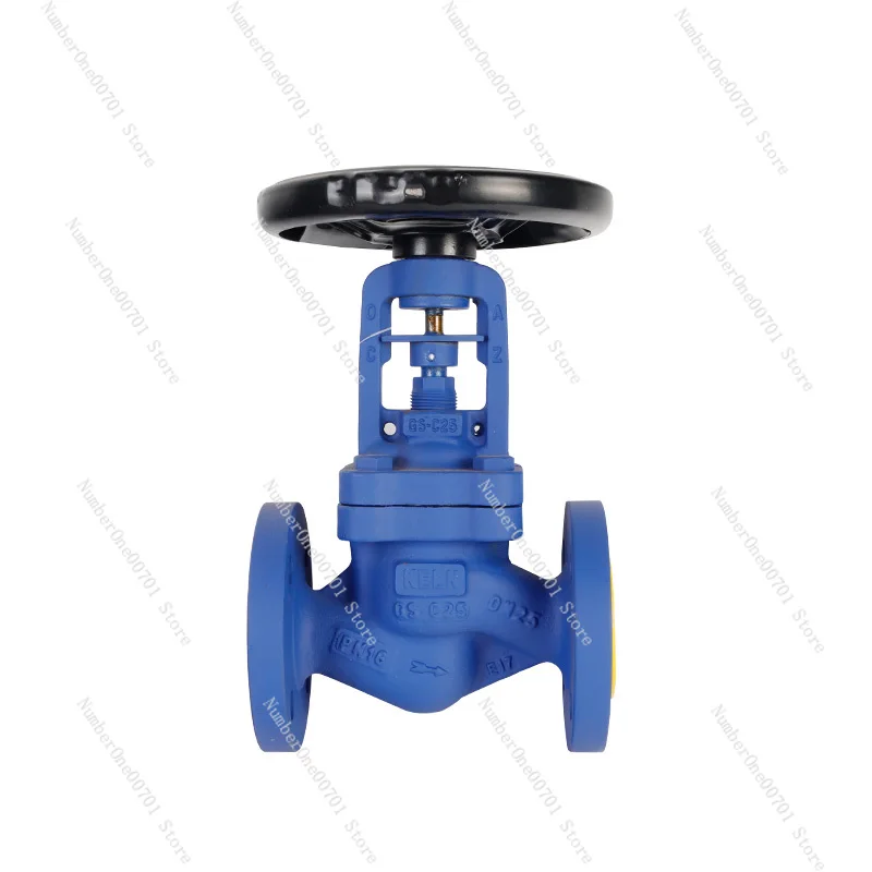 

Cast steel flange globe valve WCB carbon steel bellows globe valve J41H-16C