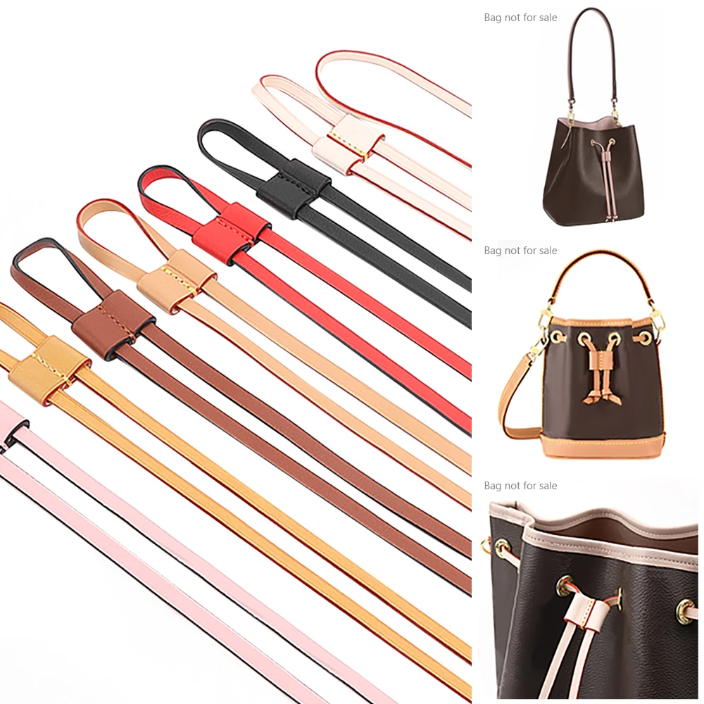 CRAZYSMITH Bag Straps Drawstring for LV Noe BB nano Petit Bucket Bags Shoulder Genuine Bag Accessories Replacement Tension Cords