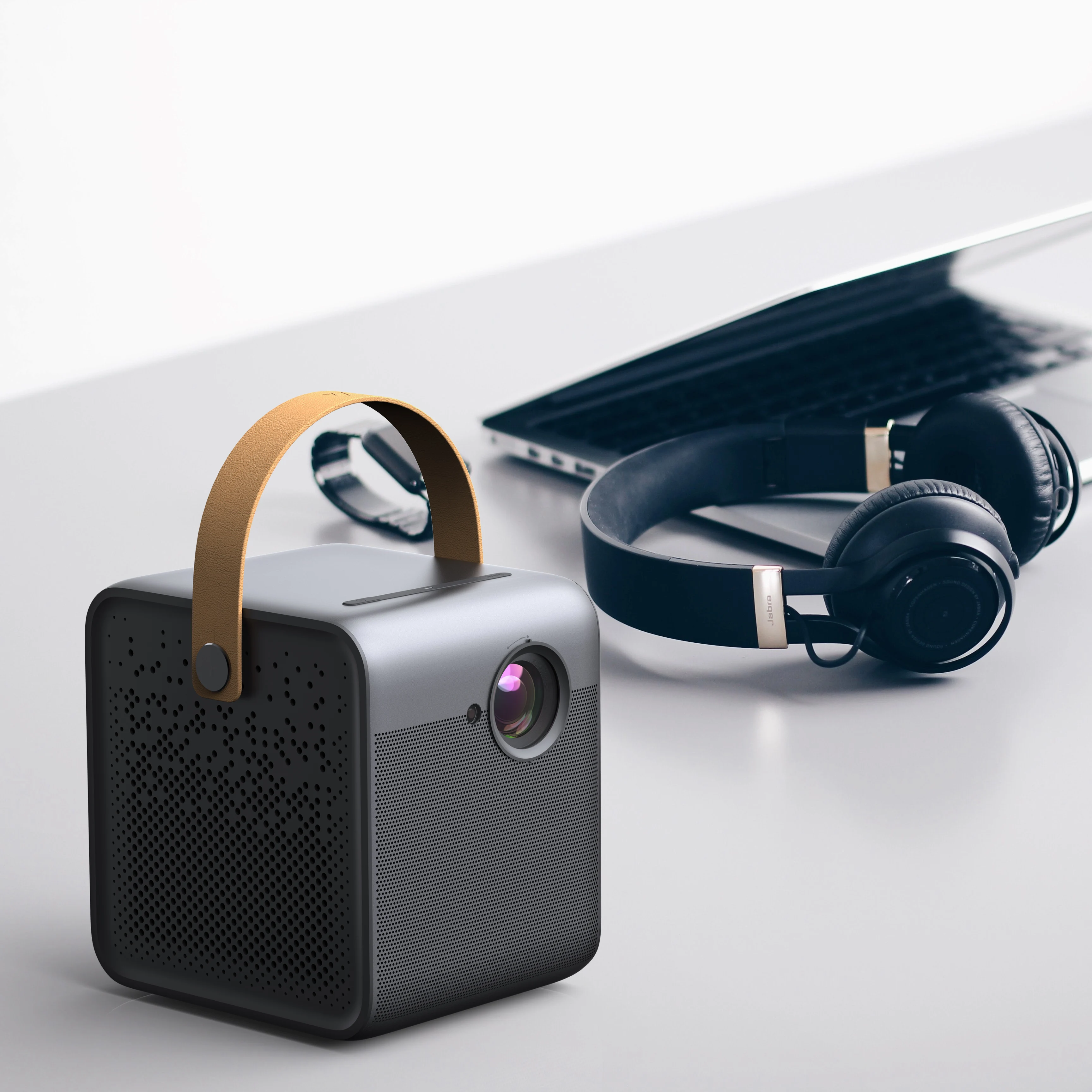 رائجة البيع فيلم النرد DLP Global Beamer 1080P كامل عالي الوضوح 700 ANSI Lumens Home Smart 2 + 16GB أندرويد محمول صغير Pro