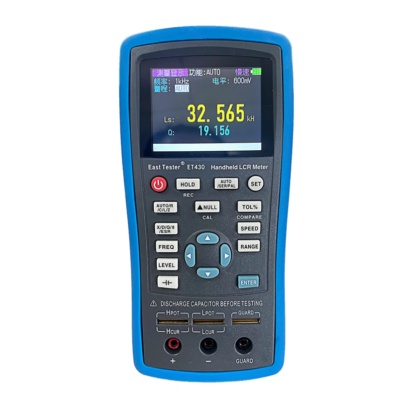 

Ranlraka ET430 High-Precision Handheld LCR Meter - Digital Bridge for RLC and SMD Component Testing USB Digital Display