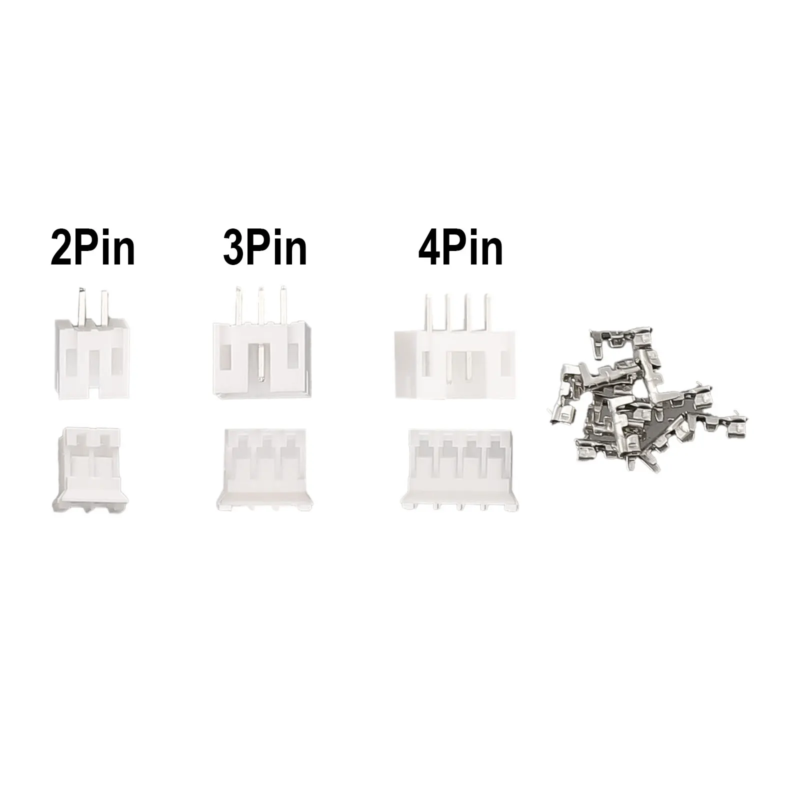 JST-PH Connector Kit 2 3 4 Pin 100V AC DC 2A AC DC Adapter Terminal Kit 450pcs Electronic Toys Fax Machines LED Lighting